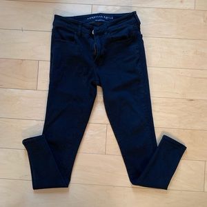 Black American eagle jeans